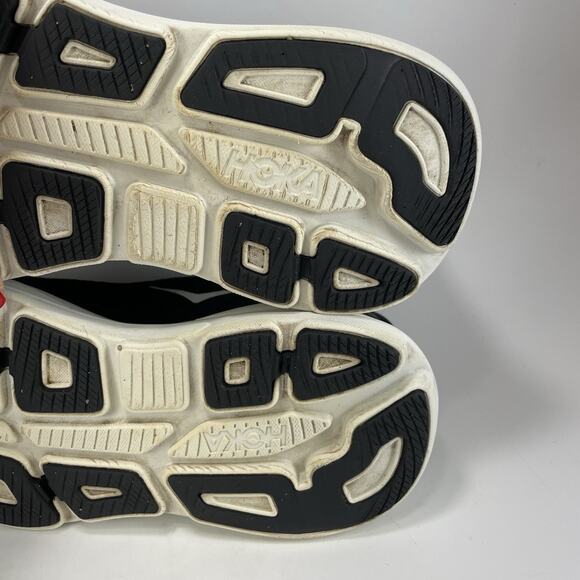 Hoka One One Bondi 9 Running Shoes Womens Size 8 B Black/White Athletic Sneakers - Picture 9 of 11
